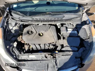2011 Hyundai Elantra GLS with VIN 5NPDH4AE2BH035365, listed as a Copart auction lot 46697255 with 0 mi miles and Salvage Title. Bid and sale history available at carsss.com. Image 11.