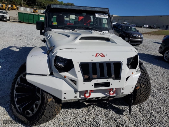 2018 Jeep Wrangler JK Unlimited Altitude with VIN 1C4BJWEG6JL816970, listed as a Copart auction lot 75722904 with 91,477 mi miles and Salvage Title. Bid and sale history available at carsss.com. Image 5.