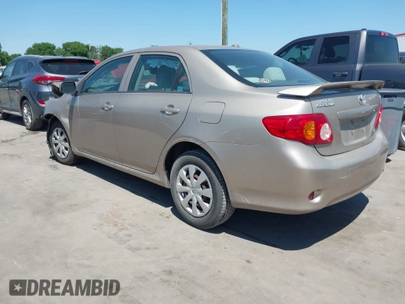 2009 Toyota Corolla with VIN 2T1BU40E09C185833, listed as a IAAI auction lot 41985654 with 138,637 mi miles. Bid and sale history available at carsss.com. Image 3.