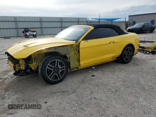 2018 Ford Mustang EcoBoost Premium with VIN 1FATP8UH2J5155828, listed as a Copart auction lot 48230705 with 63,592 mi miles and Salvage Title. Bid and sale history available at carsss.com. Image 1.