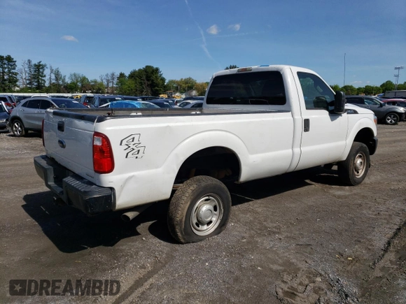 2014 Ford F-250 XL with VIN 1FTBF2B6XEEA82088, listed as a Copart auction lot 54400545 with Not provided miles and Clean title. Bid and sale history available at DreamBid. Image 3.