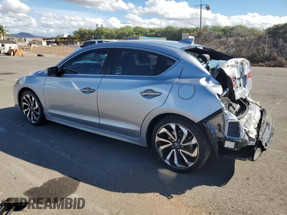 2017 Acura ILX w/Premium/A-SPEC Pkg with VIN 19UDE2F89HA010402, listed as a Copart auction lot 78102664 with 33,671 mi miles and Salvage Title. Bid and sale history available at carsss.com. Image 2.
