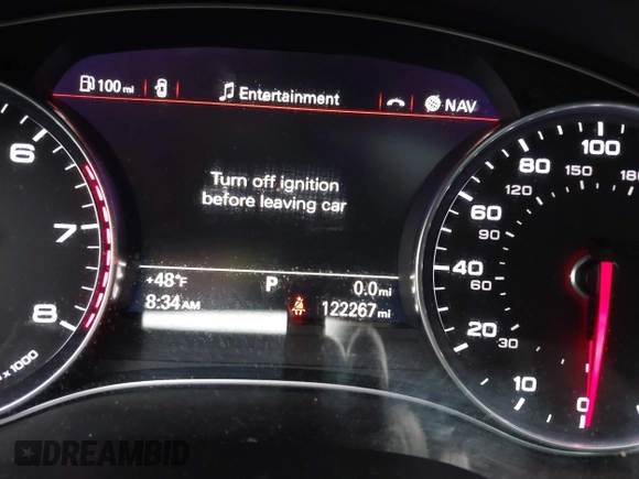 2015 Audi A6 Premium Plus with VIN WAUFGAFC6FN043800, listed as a IAAI auction lot 41702164 with 122,267 mi miles and . Bid and sale history available at DreamBid. Image 7.