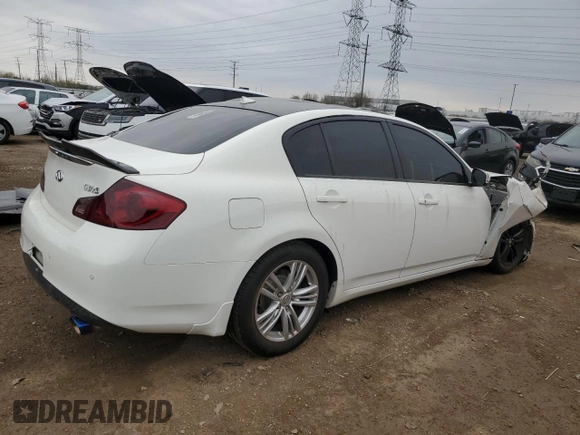 2013 Infiniti G37 x z VIN JN1CV6AR4DM769424, wystawiony jako Copart lot #53451775 z przebiegiem 101 026 mil mil oraz Szkoda całkowita • Salvage title. Historia ofert i sprzedaży dostępna na DreamBid. Obrazek 3.