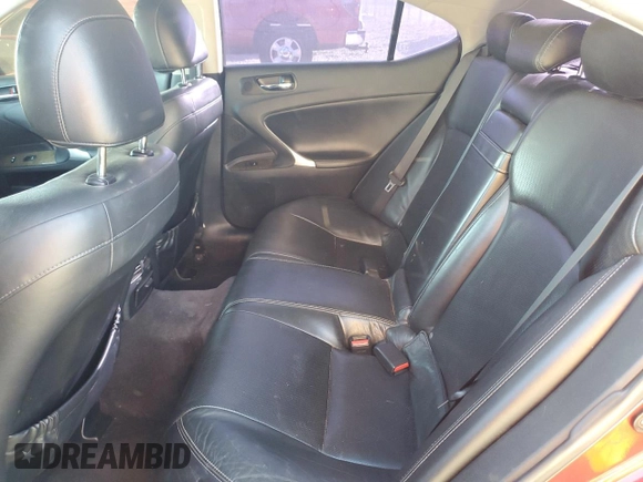 2010 Lexus IS 350 with VIN JTHBE5C26A5024598, listed as a Copart auction lot 80152504 with 175,039 mi miles and Salvage Title. Bid and sale history available at DreamBid. Image 10.
