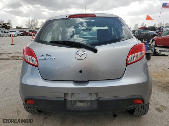 2011 Mazda Mazda2 Sport with VIN JM1DE1HYXB0117350, listed as a Copart auction lot 49642665 with NaN miles and Salvage Title. Bid and sale history available at carsss.com. Image 6.