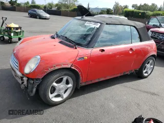 2008 MINI Convertible with VIN WMWRF33558TG18147, listed as a Copart auction lot 53547385 with 131,458 mi miles and Salvage Title. Bid and sale history available at DreamBid. Image 1.
