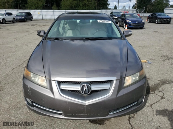 2008 Acura TL with VIN 19UUA66288A017677, listed as a Copart auction lot 51974905 with 79,825 mi miles and Salvage Title. Bid and sale history available at carsss.com. Image 5.