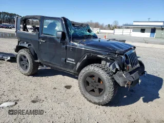 2012 Jeep Wrangler Sport with VIN 1C4AJWAG4CL227968, listed as a Copart auction lot 45925685 with 134,755 mi miles and Salvage title. Bid and sale history available at DreamBid. Image 4.