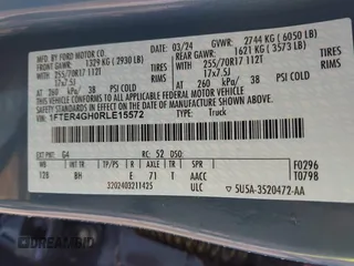 2024 Ford Ranger XLT z VIN 1FTER4GH0RLE15572, wystawiony jako IAAI lot #42138297 z przebiegiem 6 624 mil mil oraz . Historia ofert i sprzedaży dostępna na DreamBid. Obrazek 9.