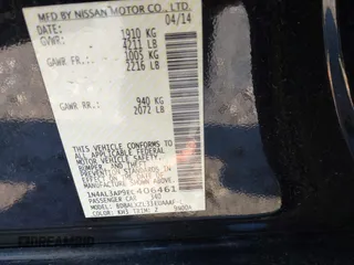 2014 Nissan Altima 2.5 S with VIN 1N4AL3AP9EC406461, listed as a IAAI auction lot 41030701 with 363,097 mi miles. Bid and sale history available at carsss.com. Image 9.