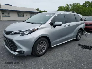 2024 Toyota Sienna XLE с VIN 5TDJRKEC7RS199101, выставлен на аукционе Copart как лот 58545295 с пробегом 16 226 миль миль и Списание • Salvage title. История ставок и продаж доступна на DreamBid. Изображение 1.