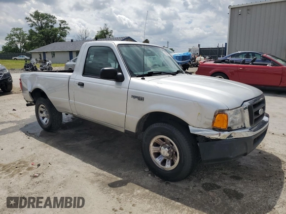 2004 Ford Ranger XL with VIN 1FTYR10U14PB24583, listed as a Copart auction lot 55225785 with 190,281 mi miles and Salvage Title. Bid and sale history available at DreamBid. Image 4.