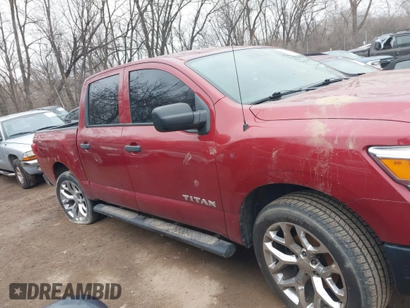 2017 Nissan Titan S with VIN 1N6AA1EJ8HN560496, listed as a IAAI auction lot 41514466 with 122,856 mi miles. Bid and sale history available at carsss.com. Image 13.