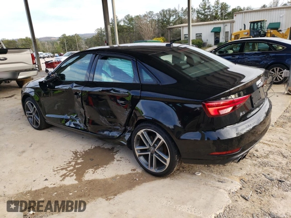 2020 Audi A3 Sedan Premium with VIN WAUAUGFF8LA000837, listed as a Copart auction lot 46434874 with 15,683 mi miles. Bid and sale history available at carsss.com. Image 2.