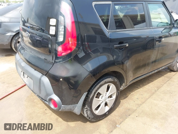 2014 Kia Soul with VIN KNDJN2A22E7004308, listed as a IAAI auction lot 42035335 with 1 mi miles. Bid and sale history available at carsss.com. Image 6.