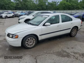 2004 Volvo S60 with VIN YV1RS61T642384416, listed as a Copart auction lot 61603745 with 156,406 mi miles and Salvage title. Bid and sale history available at DreamBid. Image 1.