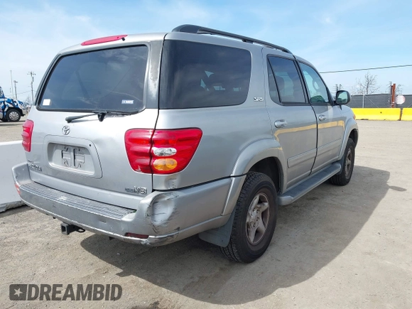 2002 Toyota Sequoia SR5 with VIN 5TDZT34A32S099836, listed as a IAAI auction lot 41842256 with 319,678 mi miles and . Bid and sale history available at carsss.com. Image 4.