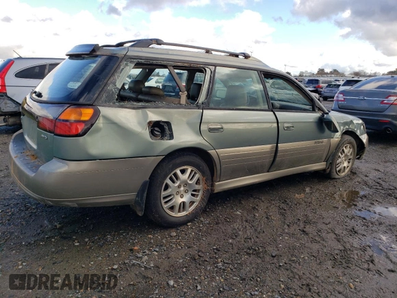 2004 Subaru Legacy Outback Limited with VIN 4S3BH686846634849, listed as a Copart auction lot 86385494 with 146,339 mi miles and Salvage title. Bid and sale history available at DreamBid. Image 3.