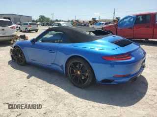 2018 Porsche 911 Carrera S with VIN WP0CB2A99JS148010, listed as a Copart auction lot 65544414 with 36,400 mi miles and Salvage Title. Bid and sale history available at carsss.com. Image 2.