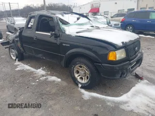 2003 Ford Ranger XL with VIN 1FTYR14U03PB87439, listed as a IAAI auction lot 41299680 with 216,310 mi miles. Bid and sale history available at carsss.com. Image 1.