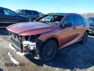 2024 Lexus RX 500h F Sport Performance with VIN 2T2BCMEA2RC013713, listed as a IAAI auction lot 41619341 with 18,517 mi miles and . Bid and sale history available at DreamBid. Image 19.