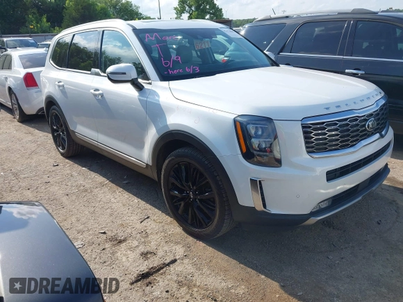 2021 Kia Telluride SX with VIN 5XYP54HC4MG113097, listed as a IAAI auction lot 42474885 with 90,540 mi miles and . Bid and sale history available at DreamBid. Image 1.