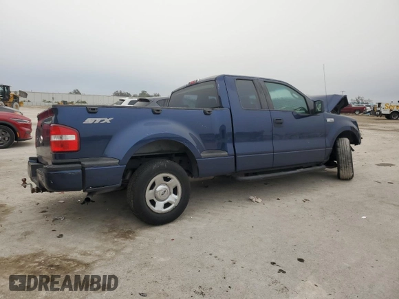 2007 Ford F-150 STX with VIN 1FTRX02W07KC22346, listed as a Copart auction lot 42942555 with 253,980 mi miles and Salvage Title. Bid and sale history available at carsss.com. Image 3.
