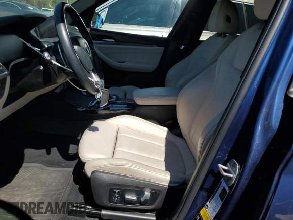 2020 BMW X3 xDrive30i with VIN 5UXTY5C07L9D65002, listed as a Copart auction lot 45898605 with 45,176 mi miles and Salvage Title. Bid and sale history available at DreamBid. Image 7.
