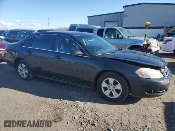2012 Chevrolet Impala LS Retail with VIN 2G1WA5E3XC1261869, listed as a Copart auction lot 56031135 with 163,101 mi miles and Non Repairable. Bid and sale history available at DreamBid. Image 4.