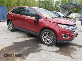2015 Ford Edge Titanium z VIN 2FMPK4K9XFBB74740, wystawiony jako Copart lot #55529335 z przebiegiem 155 605 mil mil oraz Szkoda całkowita • Salvage title. Historia ofert i sprzedaży dostępna na DreamBid. Obrazek 4.