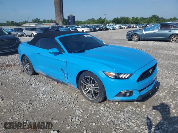 2017 Ford Mustang EcoBoost Premium с VIN 1FATP8UH4H5296037, выставлен на аукционе Copart как лот 61166595 с пробегом 50 282 миль миль и Списание • Salvage title. История ставок и продаж доступна на DreamBid. Изображение 4.