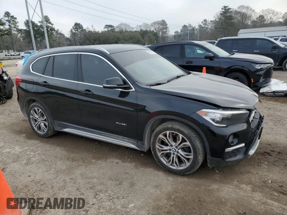 2016 BMW X1 xDrive28i with VIN WBXHT3C33GP883114, listed as a Copart auction lot 46583145 with 87,265 mi miles and Salvage Title. Bid and sale history available at carsss.com. Image 4.