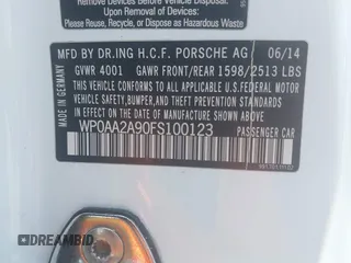 2015 Porsche 911 Carrera z VIN WP0AA2A90FS100123, wystawiony jako IAAI lot #42339229 z przebiegiem 135 198 mil mil oraz . Historia ofert i sprzedaży dostępna na DreamBid. Obrazek 9.