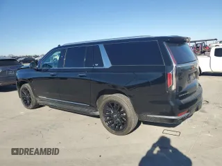 2021 Cadillac Escalade ESV Premium Luxury z VIN 1GYS4KKL6MR181469, wystawiony jako Copart lot #42195695 z przebiegiem 93 844 mil mil oraz Szkoda całkowita • Salvage title. Historia ofert i sprzedaży dostępna na DreamBid. Obrazek 2.