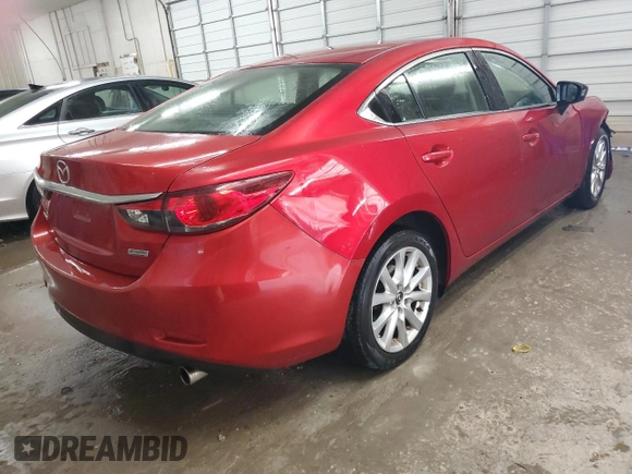 2016 Mazda 6 i Sport with VIN JM1GJ1U54G1409985, listed as a Copart auction lot 53672785 with 185,258 mi miles and Salvage Title. Bid and sale history available at DreamBid. Image 3.