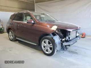 2014 Mercedes-Benz M 350 with VIN 4JGDA5HB4EA415515, listed as a Copart auction lot 54540825 with 182,600 mi miles and Salvage title. Bid and sale history available at DreamBid. Image 4.