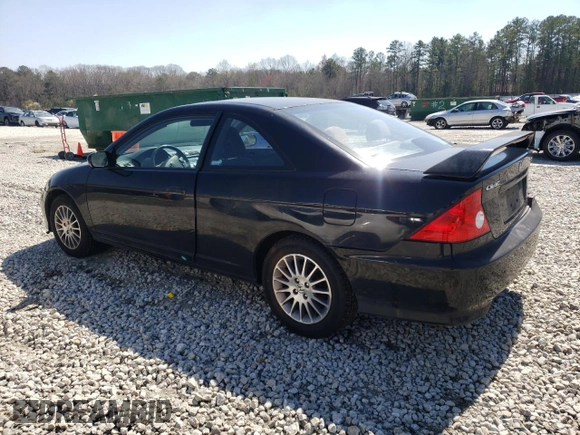 2005 Honda Civic EX with VIN 1HGEM21955L027043, listed as a Copart auction lot 48869745 with 214,072 mi miles and Salvage Title. Bid and sale history available at carsss.com. Image 2.