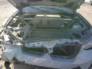 2022 BMW X3 M with VIN 5YM13EC06N9M29934, listed as a Copart auction lot 75519544 with 0 mi miles and Salvage Title. Bid and sale history available at carsss.com. Image 12.