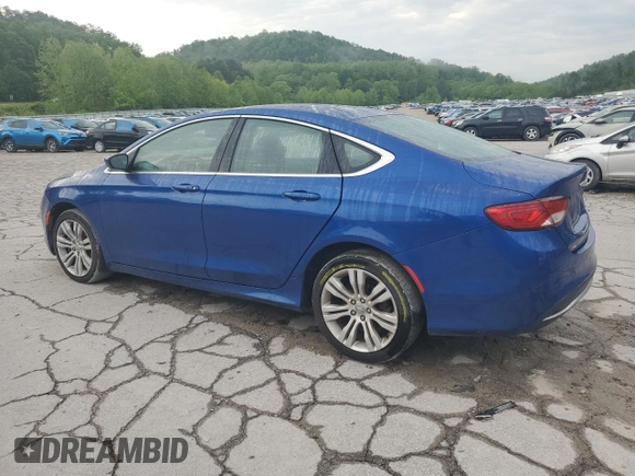 2015 Chrysler 200 Limited with VIN 1C3CCCAB9FN583805, listed as a Copart auction lot 57056495 with 132,445 mi miles and Salvage title. Bid and sale history available at DreamBid. Image 2.