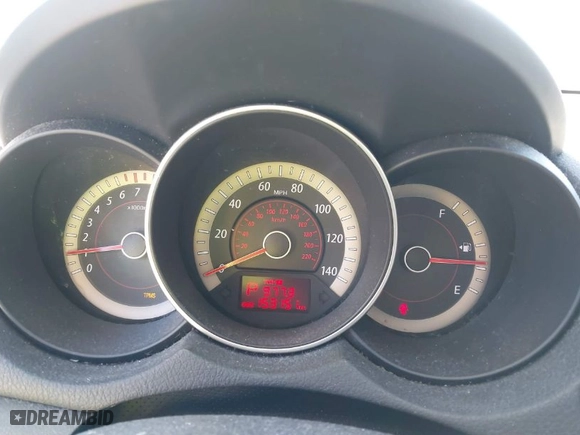 2010 Kia Forte Koup EX with VIN KNAFU6A29A5132726, listed as a IAAI auction lot 42015833 with 156,000 mi miles. Bid and sale history available at carsss.com. Image 7.