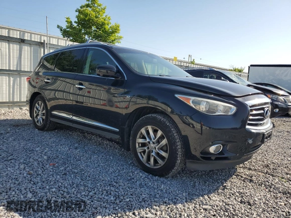 2015 Infiniti QX60 with VIN 5N1AL0MM0FC500204, listed as a Copart auction lot 61829275 with 135,769 mi miles and Clean title. Bid and sale history available at DreamBid. Image 4.