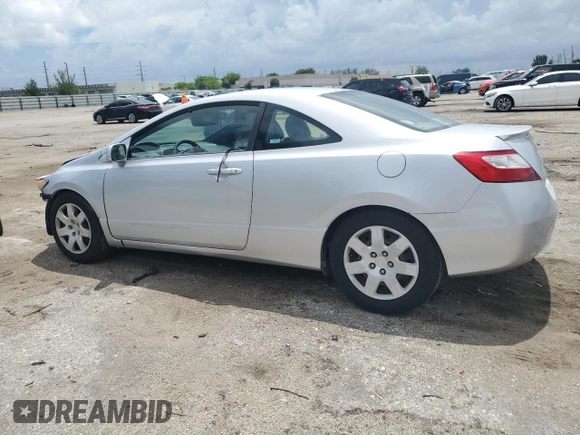 2006 Honda Civic Cpe LX with VIN 2HGFG12656H511822, listed as a Copart auction lot 68818214 with 41,005 mi miles and Salvage Title. Bid and sale history available at carsss.com. Image 2.