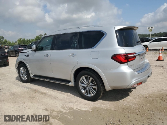 2018 Infiniti QX56 8-passenger with VIN JN8AZ2NC7J9440498, listed as a Copart auction lot 54333865 with 80,904 mi miles and Salvage Title. Bid and sale history available at carsss.com. Image 2.