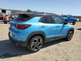 2025 Chevrolet TrailBlazer RS with VIN KL79MTSL7SB047633, listed as a Copart auction lot 49084135 with 446 mi miles and Salvage Title. Bid and sale history available at carsss.com. Image 3.