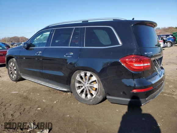 2017 Mercedes-Benz GLS 450 with VIN 4JGDF6EE1HA758051, listed as a Copart auction lot 77735103 with 113,748 mi miles and . Bid and sale history available at DreamBid. Image 2.