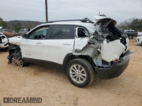 2022 Jeep Cherokee Latitude Lux with VIN 1C4PJMMN3ND543450, listed as a Copart auction lot 86385244 with 13,258 mi miles and Salvage title. Bid and sale history available at DreamBid. Image 2.