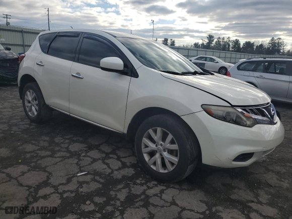 2011 Nissan Murano LE with VIN JN8AZ1MW0BW164593, listed as a Copart auction lot 85669134 with 104,214 mi miles and Salvage Title. Bid and sale history available at carsss.com. Image 4.