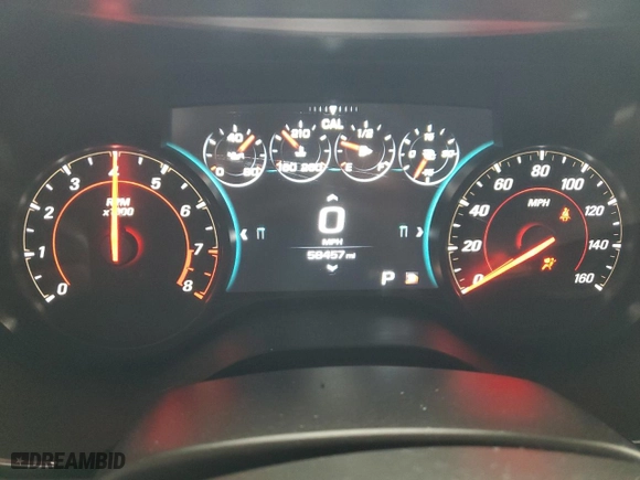 2017 Chevrolet Camaro 2LT with VIN 1G1FD1RX9H0140105, listed as a Copart auction lot 82310264 with 58,457 mi miles and Salvage Title. Bid and sale history available at carsss.com. Image 9.