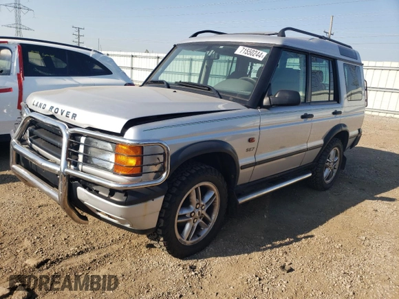 2002 Land Rover Discovery with VIN SALTW12452A769021, listed as a Copart auction lot 71550244 with 83,679 mi miles and Salvage Title. Bid and sale history available at DreamBid. Image 1.